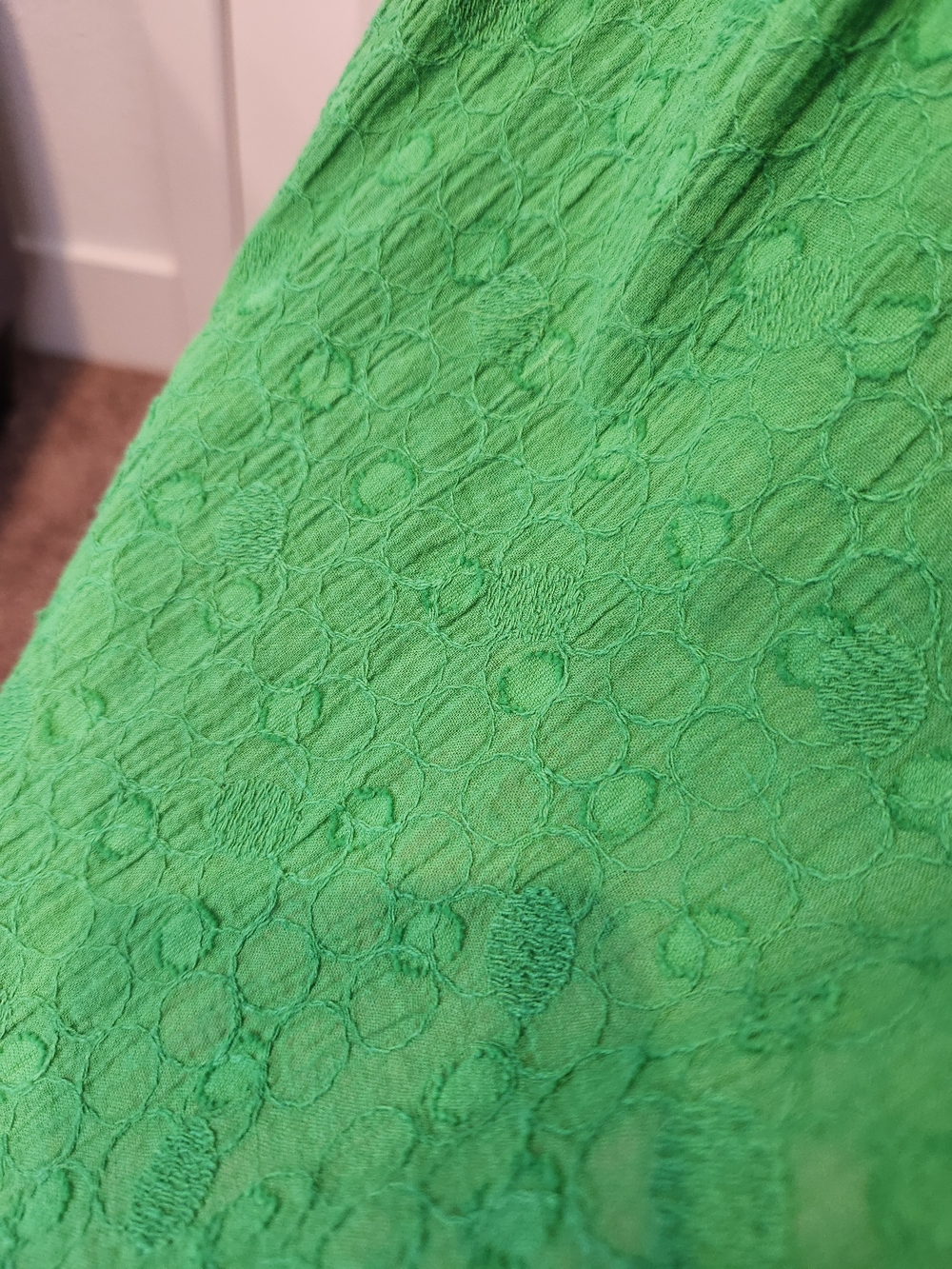 Max Studio Bright Green V-Neck Sleeveless Midi Dress - Picture 4 of 5